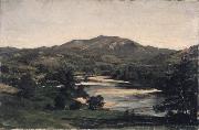 unknow artist Study for Welch Mountain from West Compton painting